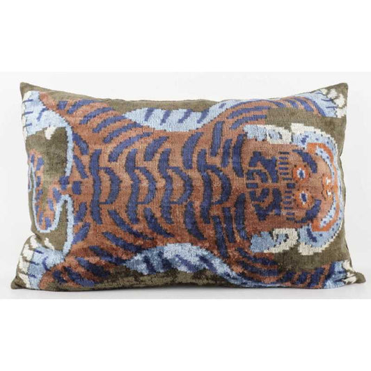 Animal Print Velvet Throw Pillow