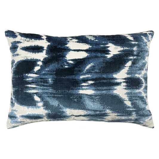Shibori Velvet Accent Pillow