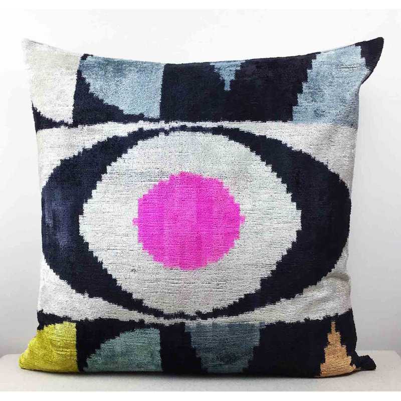 Abstract Silk Pillow