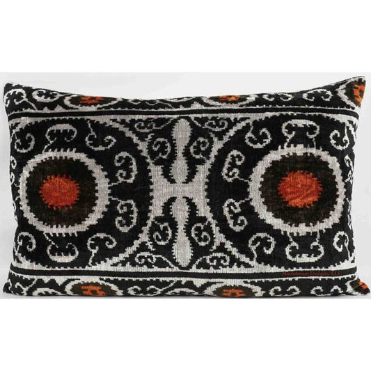 Dabada Abstract Velvet Throw Pillow