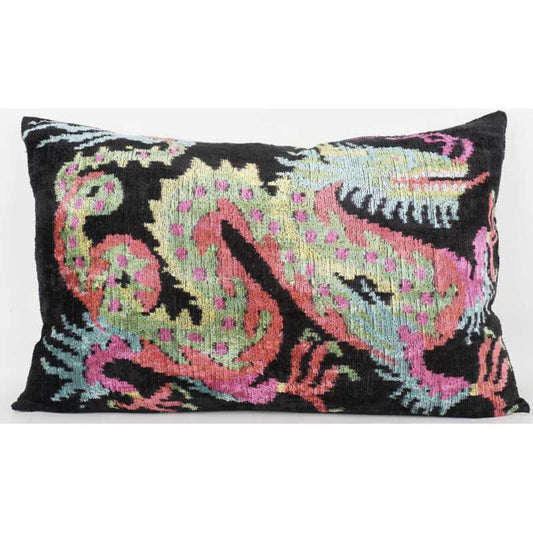 Dragon Silk Velvet Accent Pillow