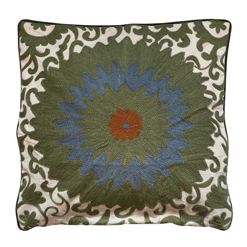 Embroidered Samarkand Pillow Cover & Insert