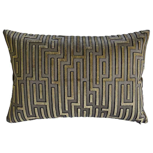 Velvet Lumbar Pillow by Kravet Couture