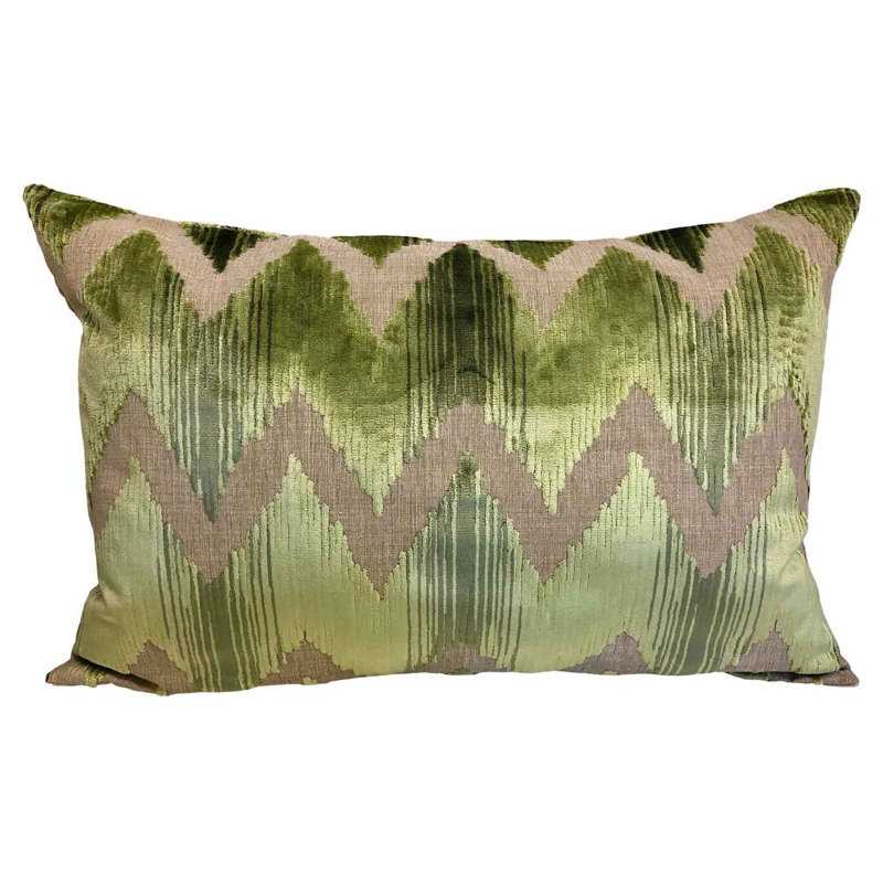 Lee Jofa Chevron Velvet Throw Pillow
