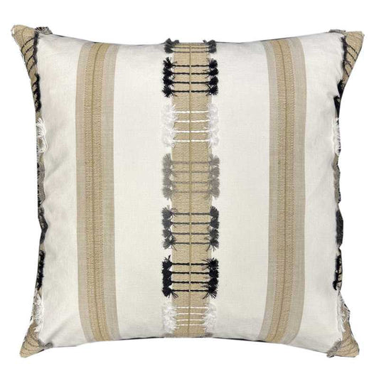 Butternut Cream Stripe Pillow Cover & Insert