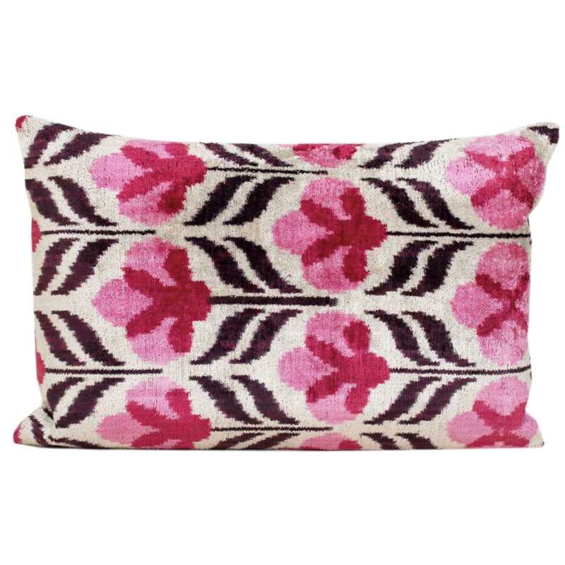 Silk Velvet Accent Pillow