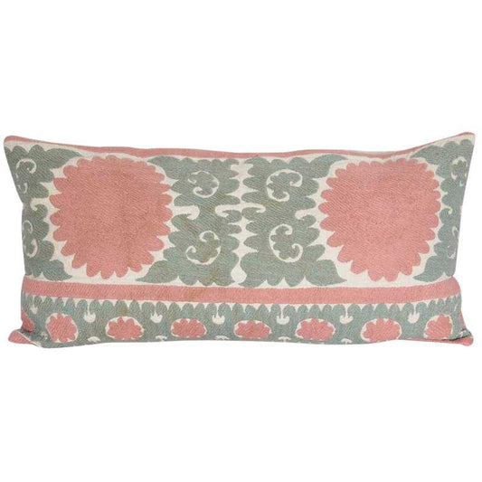 Large Vintage Embroidered Samarkand Pillow