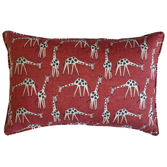 Stout Animal Print Cotton Reversible Throw Pillow