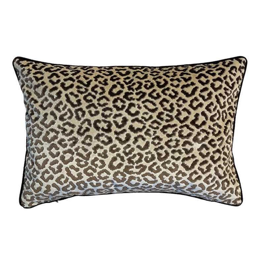 Brunschwig And Fils Cheetah Velvet Pillow Cover & Insert