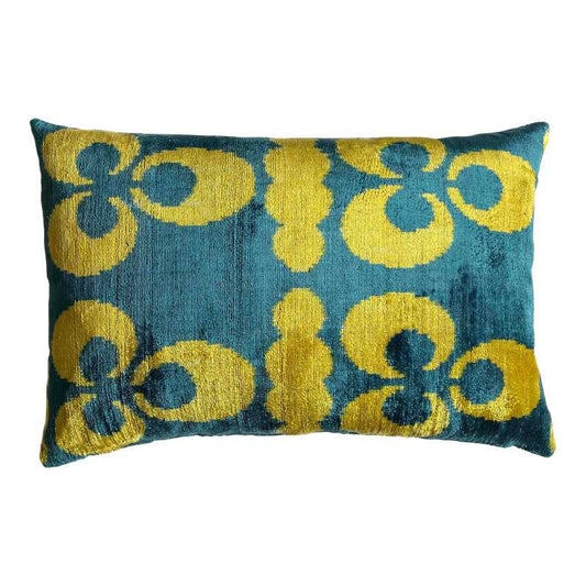 Chintamani Silk Velvet Accent Pillow
