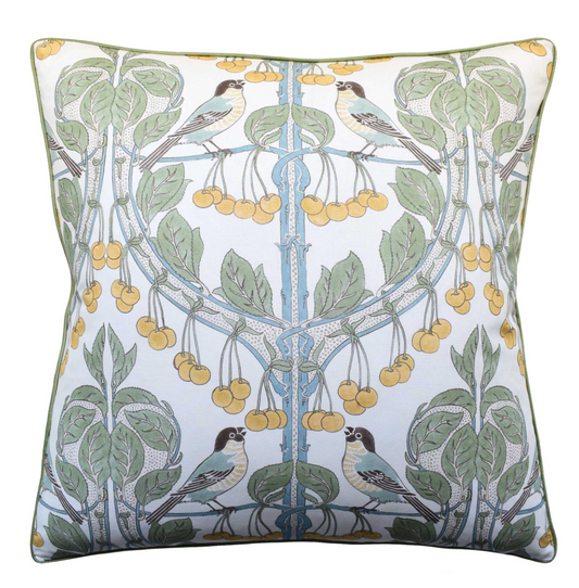 Sitano Birds Accent Pillow - Aqua