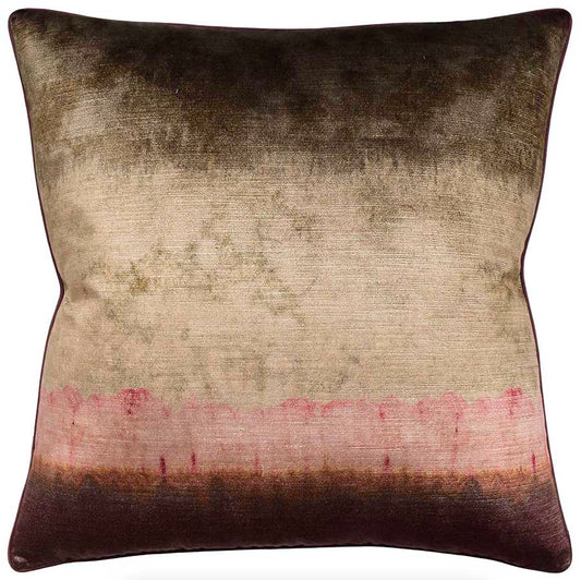 Brindle Ombre Velvet Accent Pillow