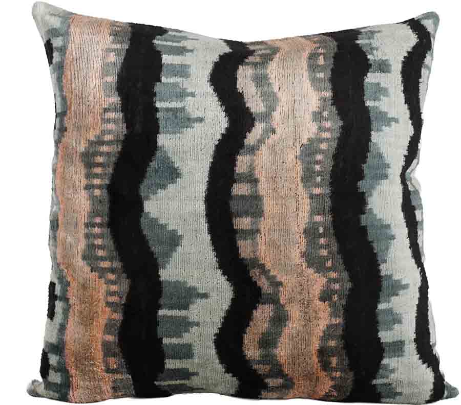 Silk Velvet Square Accent Pillow