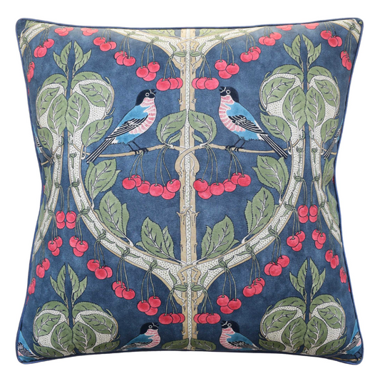 Sitano Birds Accent Pillow - Indigo