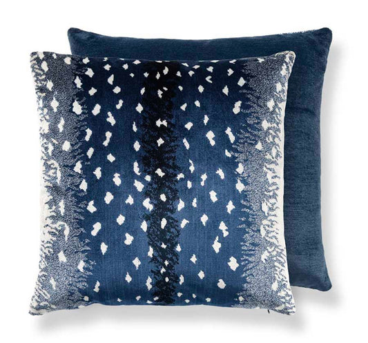 Stark Antelope Velvet Accent Pillow - Midnight