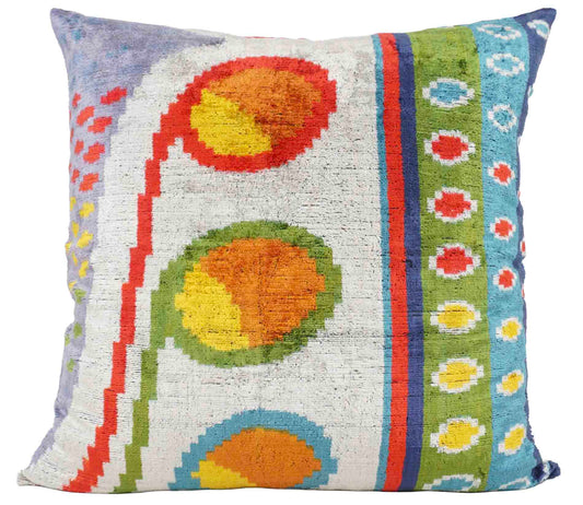 Cleo Silk Velvet Euro Silk Velvet Pillow