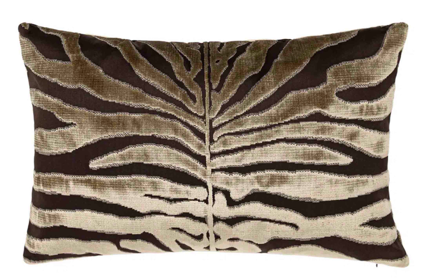 Scalamandre Silk Velvet Tiger Accent Pillow
