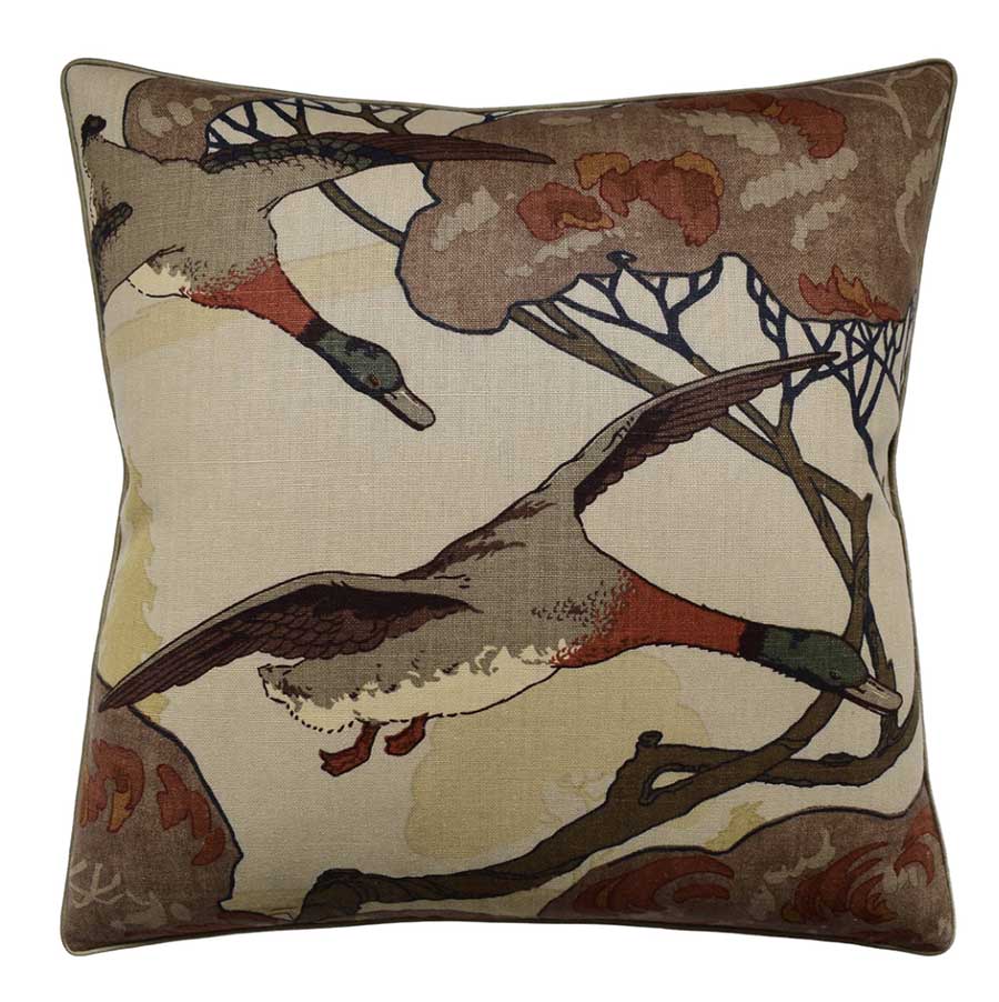 Walnut Wash Animal Print Accent Pillow