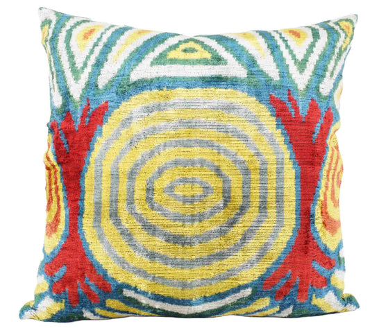 Silk Velvet Accent Pillow